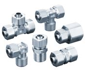 ข้อต่อลม ฟิตติ้งลม Stainless Steel 316 Insert Fittings KFG2